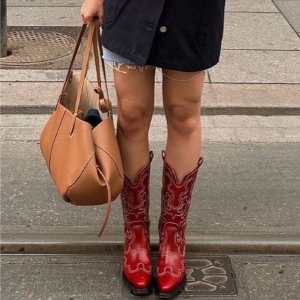 J.B. Hill Texas Red Western Boots